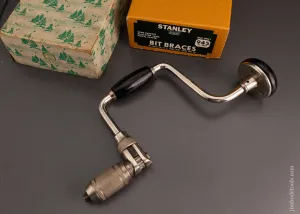 10 Inch STANLEY No. 945 Bit Brace Mint in Box (  Special Box) - 103150
