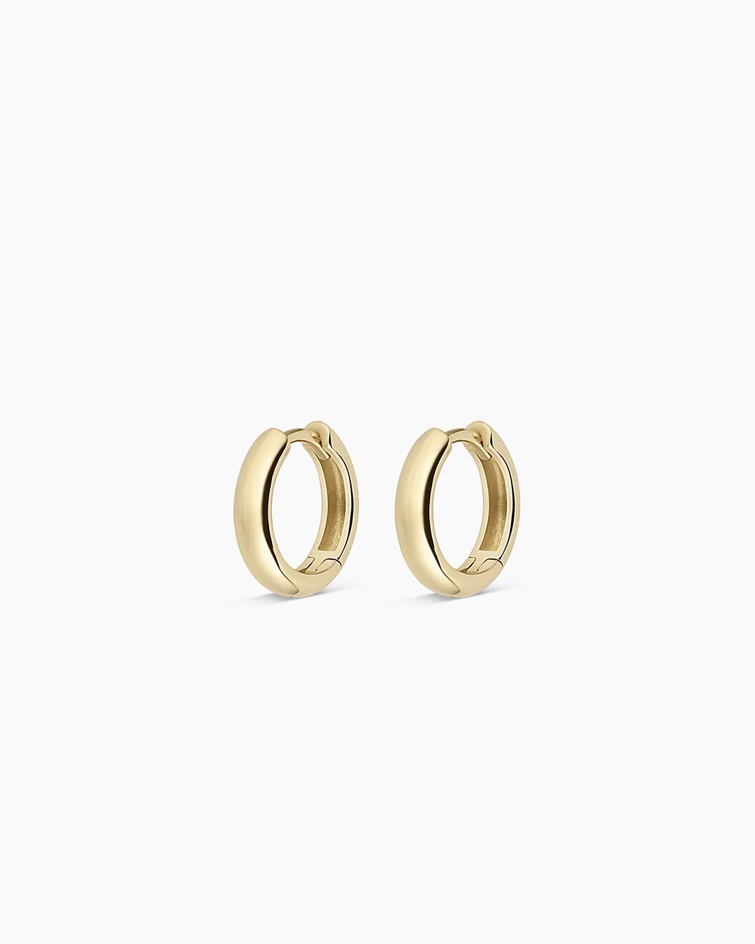 14k Gold Lou Helium Huggies
