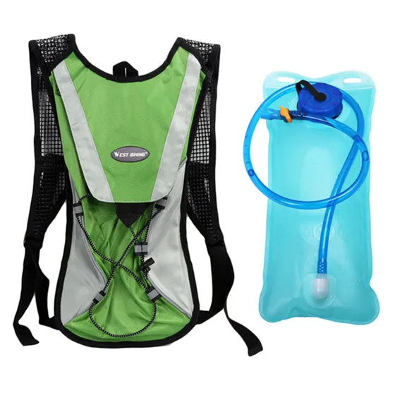 2L TPU Bicycle Cycling Climbing Camping Hiking Outdoor Sports Mouth Water Bladder Pack Backpack Bag Hydration