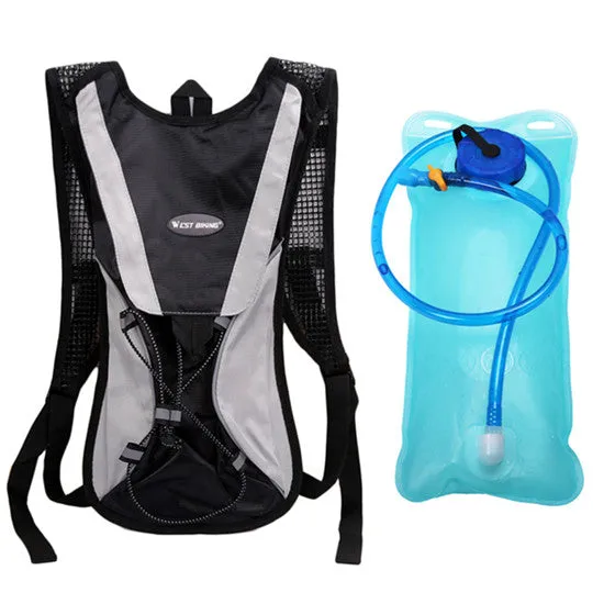 2L TPU Bicycle Cycling Climbing Camping Hiking Outdoor Sports Mouth Water Bladder Pack Backpack Bag Hydration