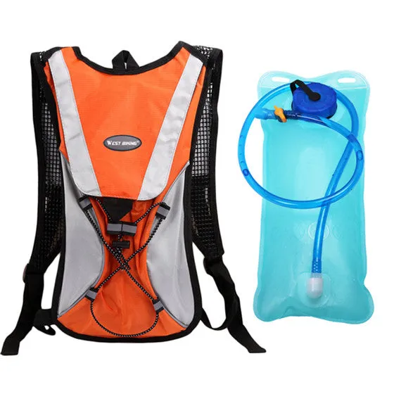 2L TPU Bicycle Cycling Climbing Camping Hiking Outdoor Sports Mouth Water Bladder Pack Backpack Bag Hydration