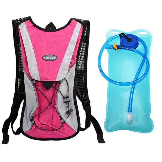 2L TPU Bicycle Cycling Climbing Camping Hiking Outdoor Sports Mouth Water Bladder Pack Backpack Bag Hydration