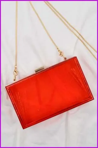 8 Colors Fashion Transparent Handbag F158