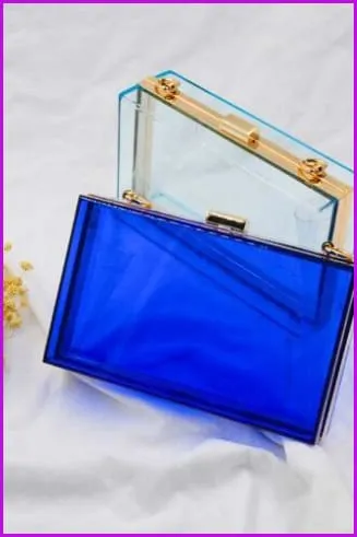 8 Colors Fashion Transparent Handbag F158