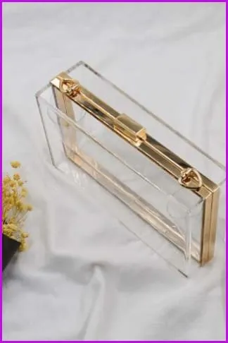 8 Colors Fashion Transparent Handbag F158