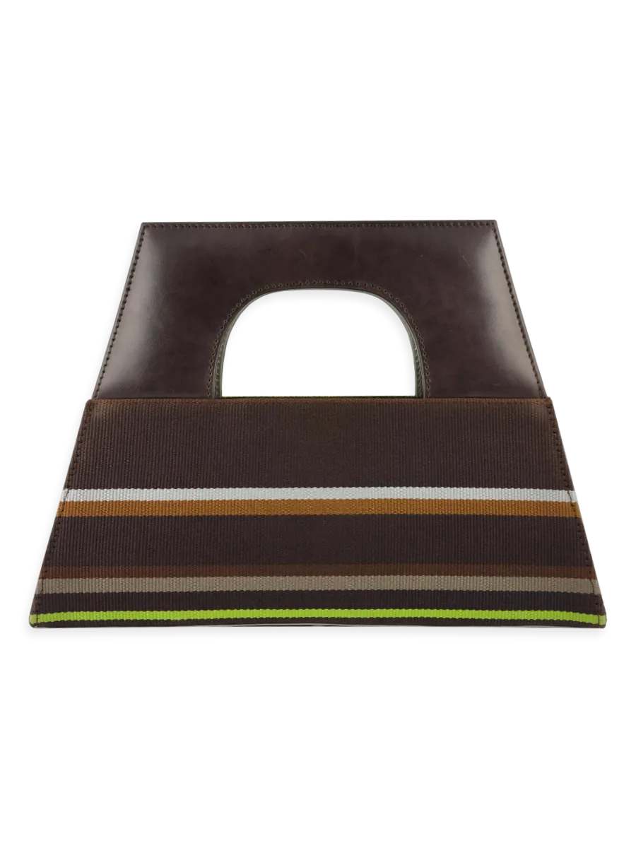 A-Chica Handbag Brown Lime 05