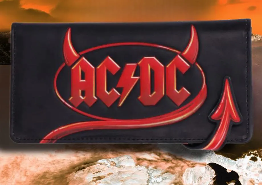 ACDC Embossed Purse