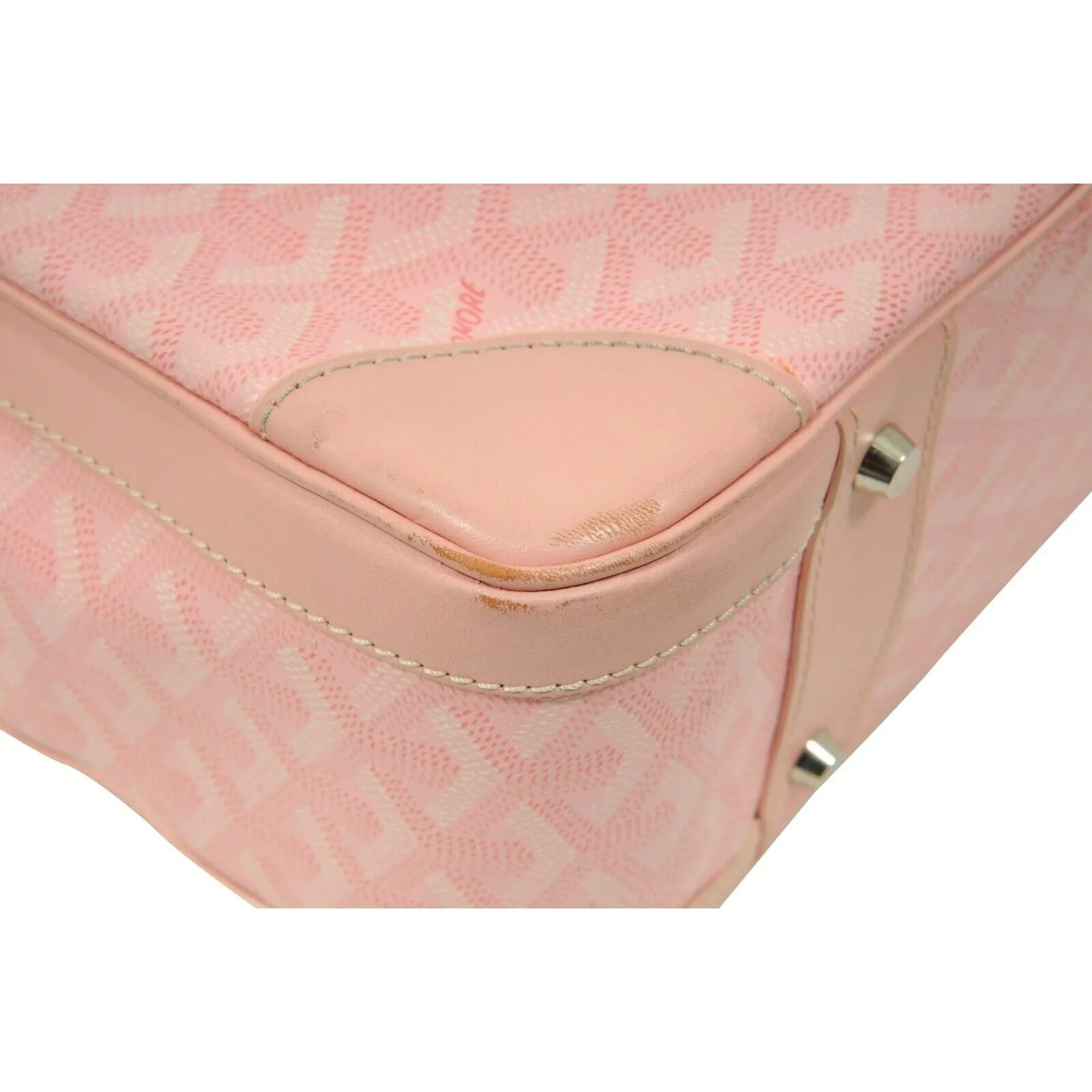 Ambassade MM Pink Briefcase Laptop Computer Travel Shoulder Duffle Bag