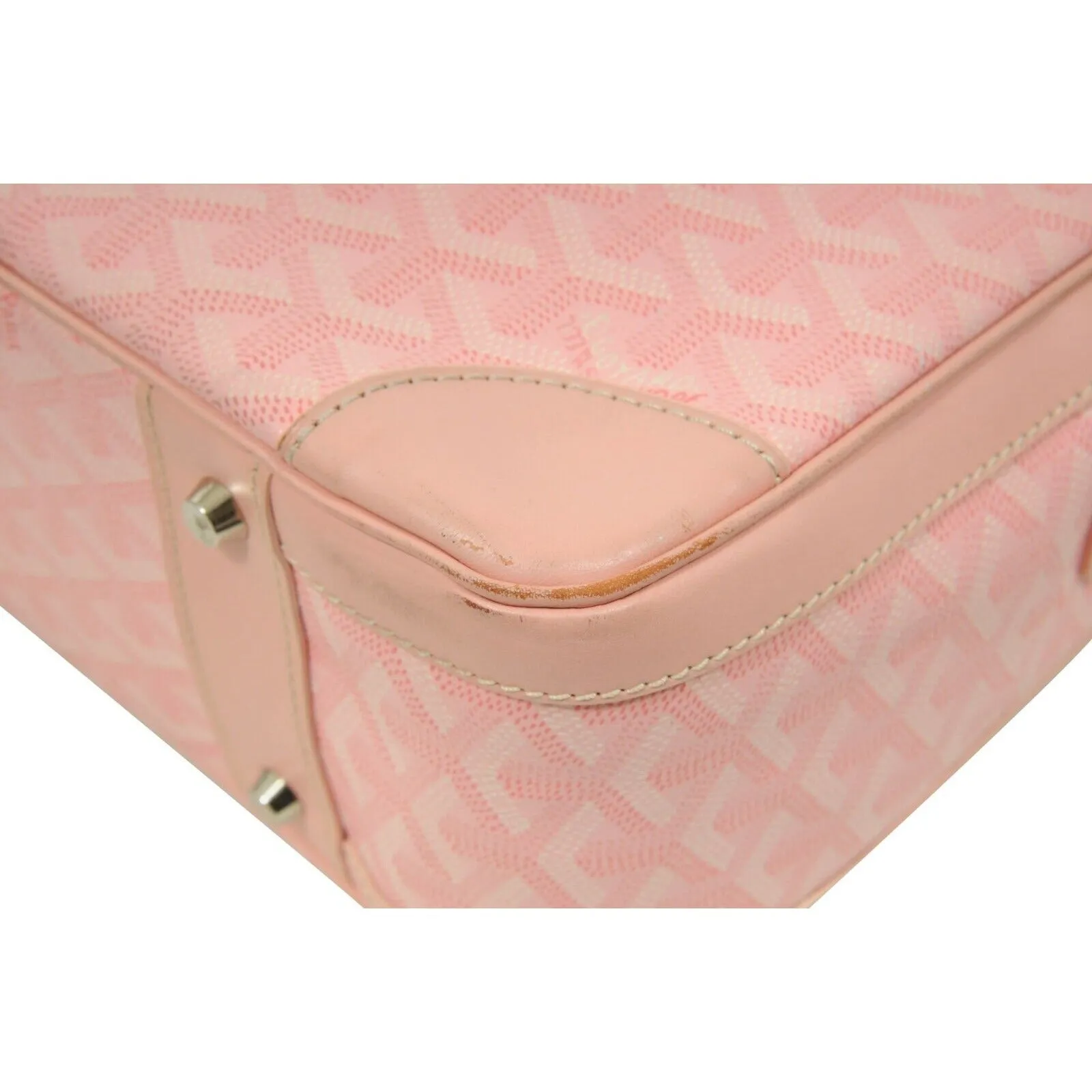 Ambassade MM Pink Briefcase Laptop Computer Travel Shoulder Duffle Bag