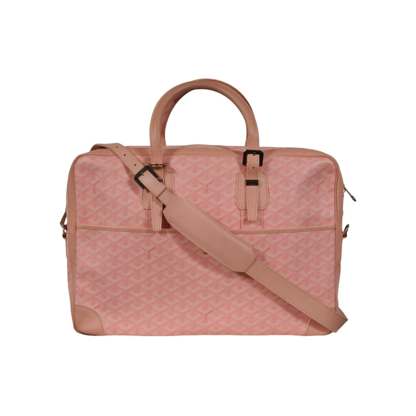Ambassade MM Pink Briefcase Laptop Computer Travel Shoulder Duffle Bag