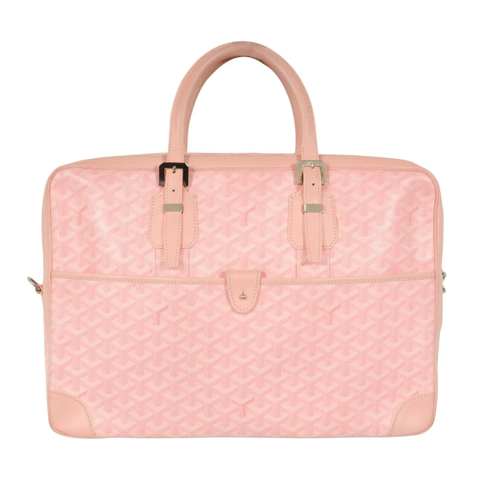 Ambassade MM Pink Briefcase Laptop Computer Travel Shoulder Duffle Bag
