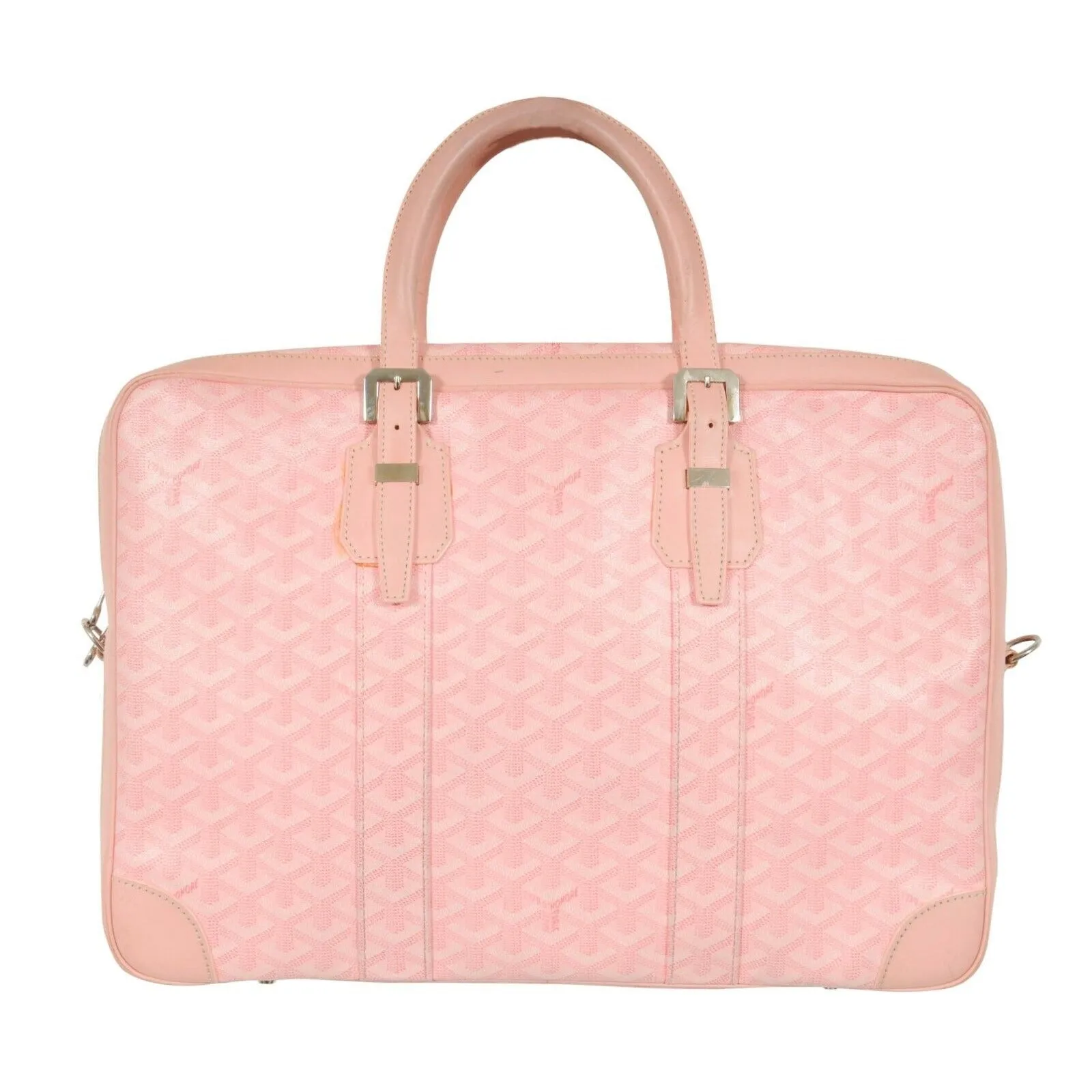 Ambassade MM Pink Briefcase Laptop Computer Travel Shoulder Duffle Bag