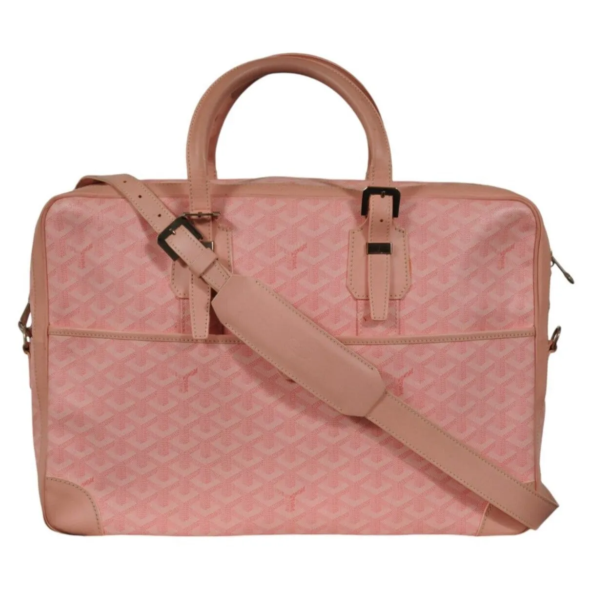 Ambassade MM Pink Briefcase Laptop Computer Travel Shoulder Duffle Bag