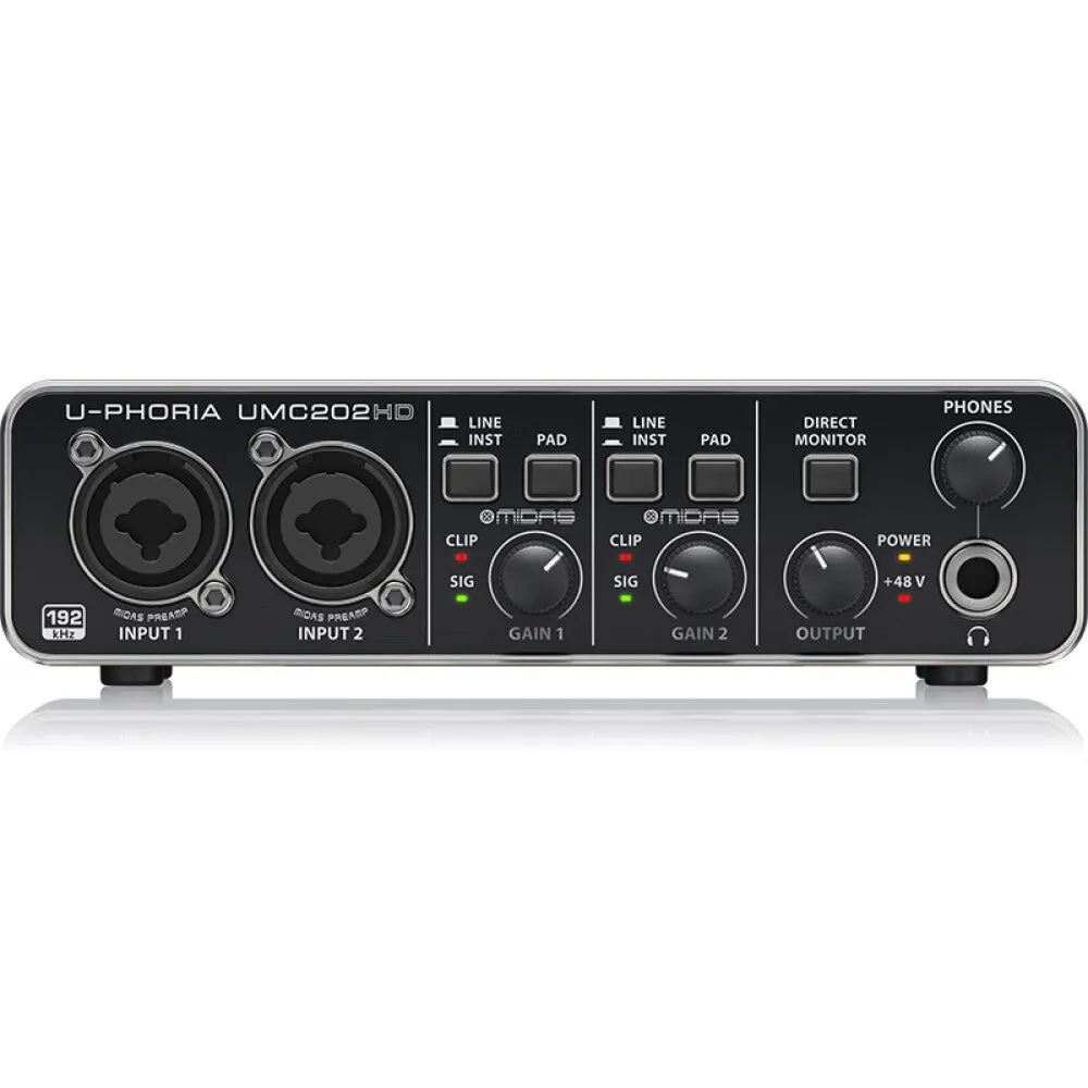 Behringer UMC202HD sound card