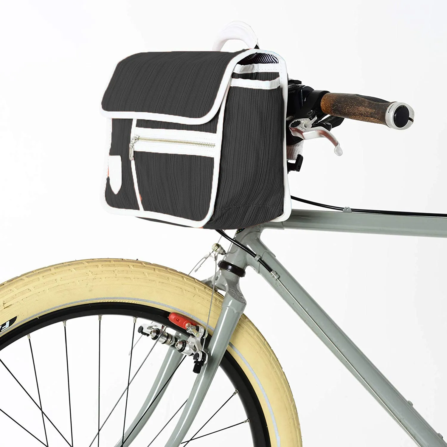 Bike Handlebar Bag satchel classic maroon