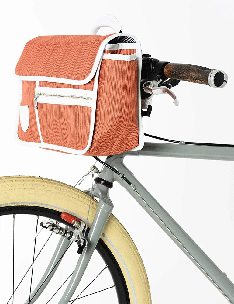 Bike Handlebar Bag satchel classic maroon