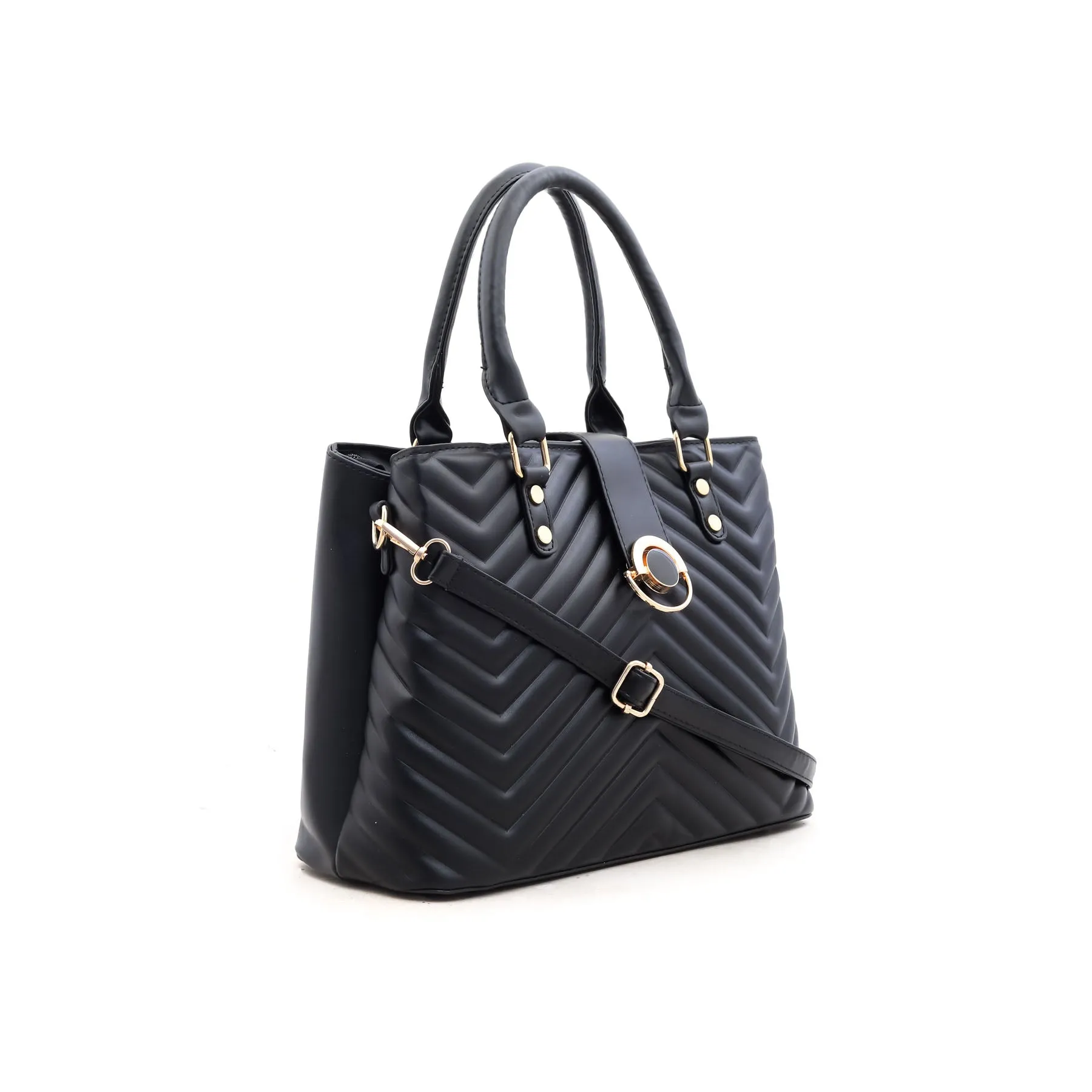 Black Formal Hand Bag P35591