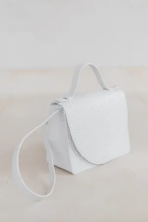Bridal Collection | Mini Briefcase Very White Croco