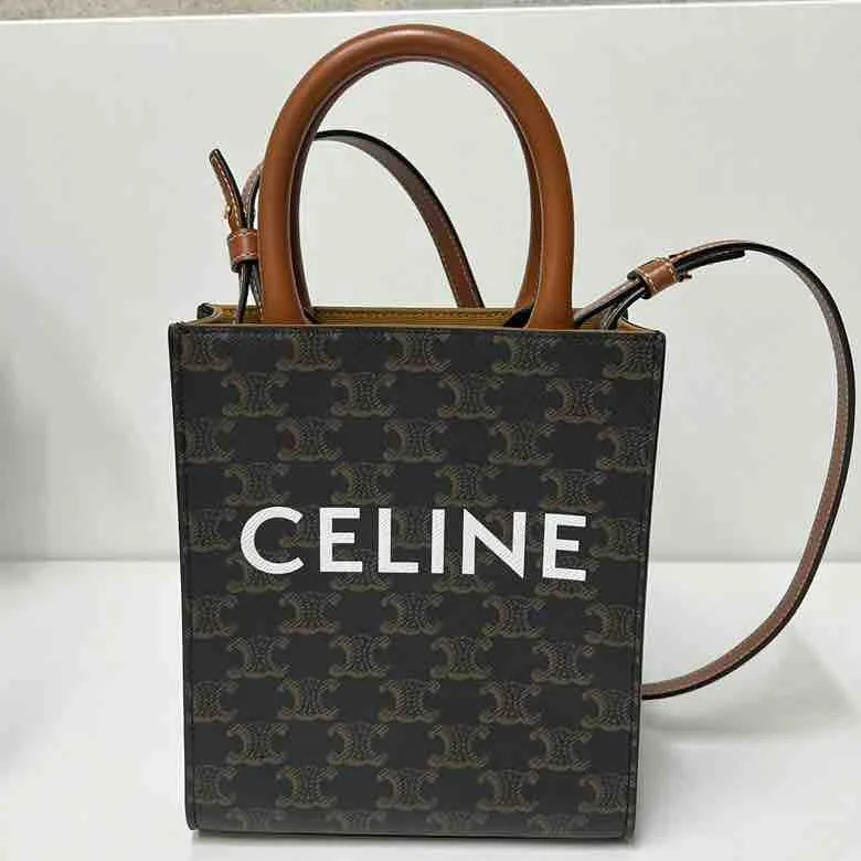 Celine 2Way Handbag PVC & Leather