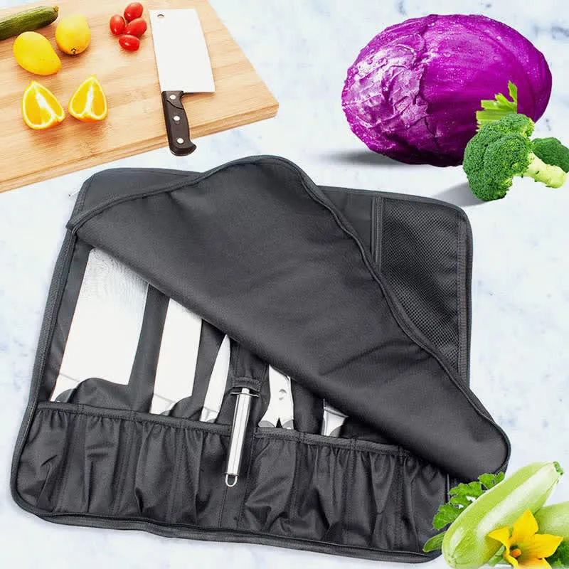 Chef Knife Roll Bag Durable Knife Carrier Portable Chef Knife Cases