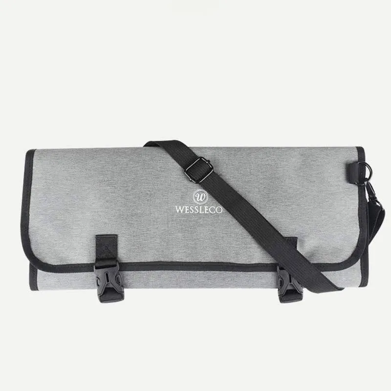 Chef Knife Roll Bag Kitchen Utensil Organizer Padded and Holds Handbag