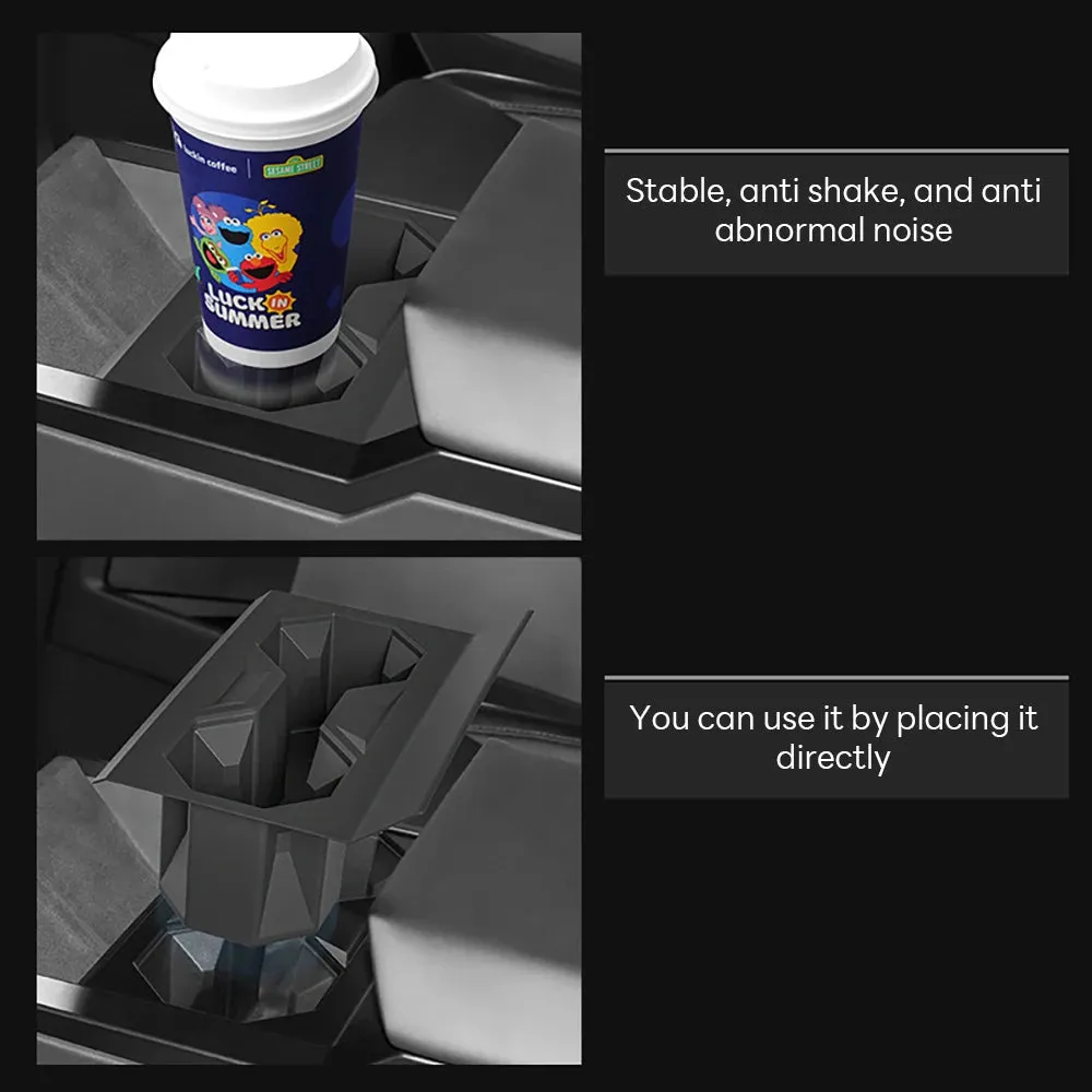 Compatible with Tesla Cybertruck 2024 Silicone Drink Organizer Holder Insert