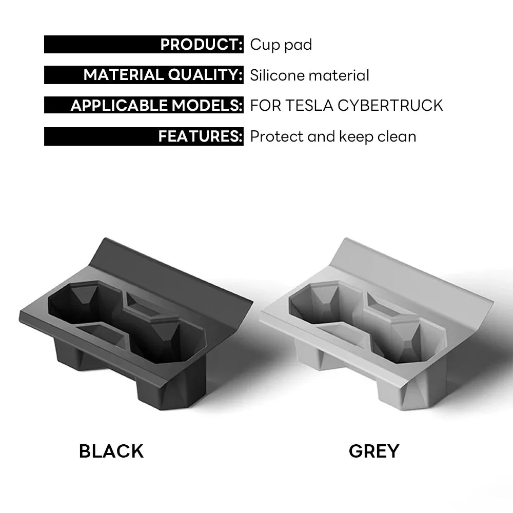 Compatible with Tesla Cybertruck 2024 Silicone Drink Organizer Holder Insert