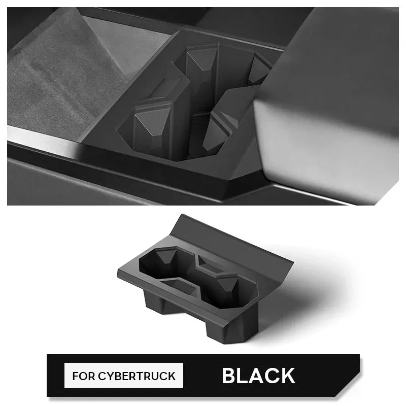 Compatible with Tesla Cybertruck 2024 Silicone Drink Organizer Holder Insert