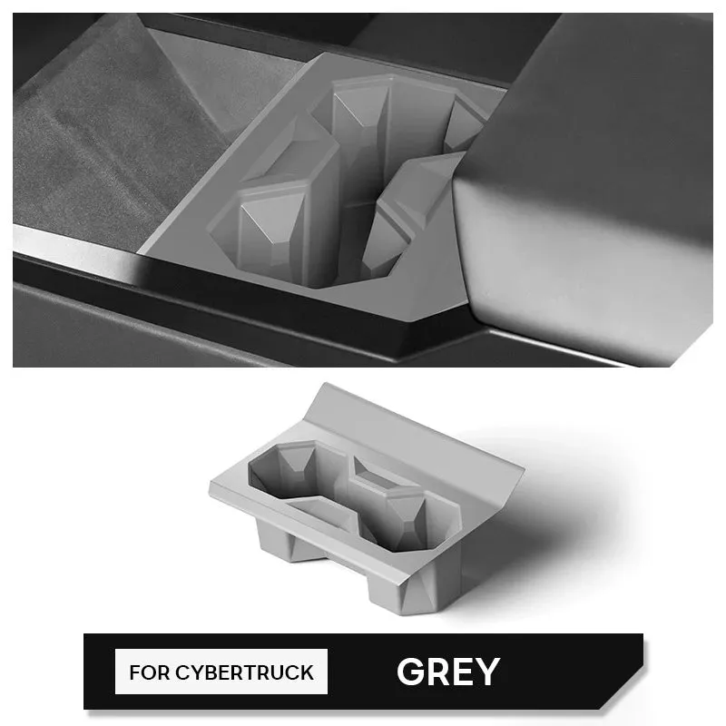 Compatible with Tesla Cybertruck 2024 Silicone Drink Organizer Holder Insert