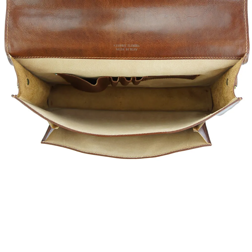 Corrado Leather Briefcase
