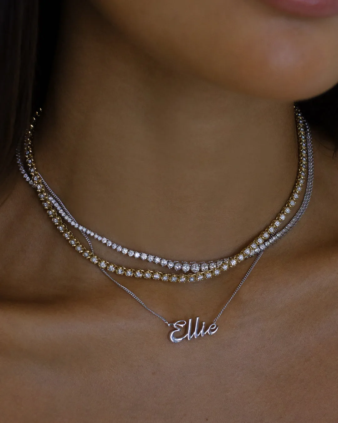 Cursive Nameplate Necklace