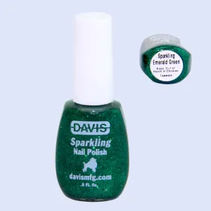 Davis Nail Polish - Sparkling Emerald Green
