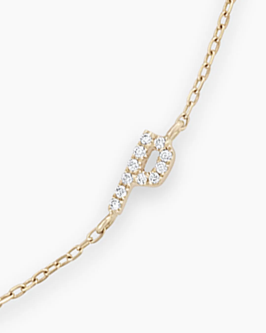 Diamond Pavé Alphabet Bracelet