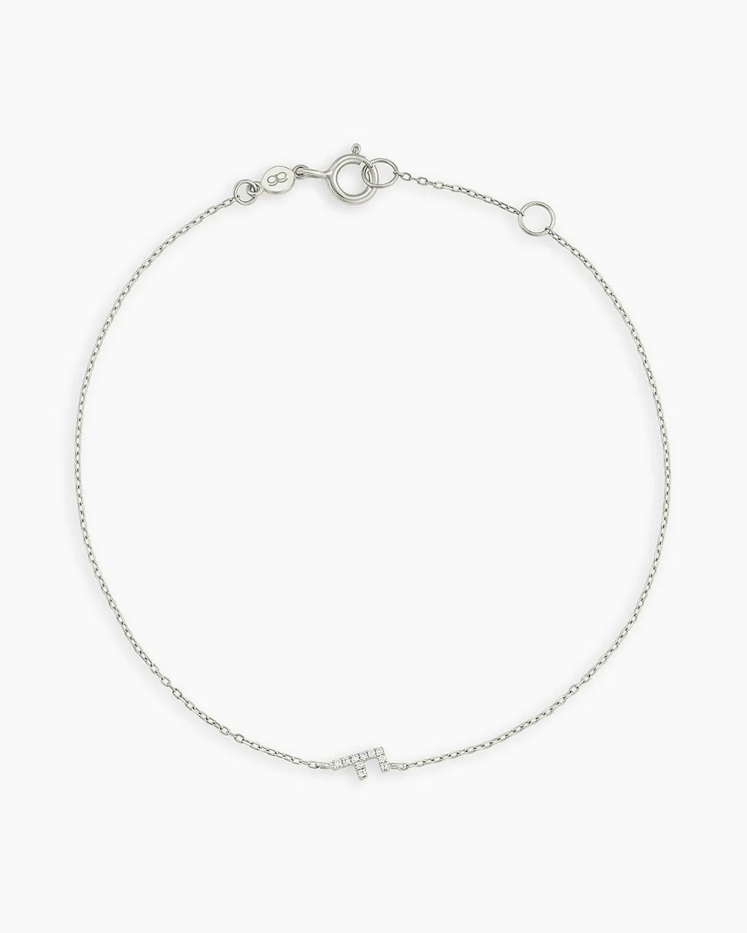 Diamond Pavé Alphabet Bracelet