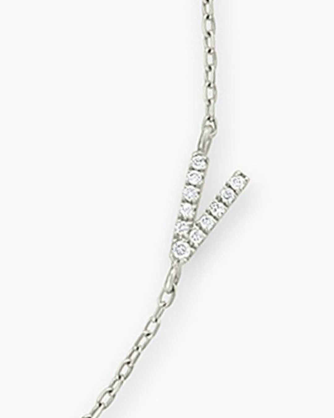 Diamond Pavé Alphabet Bracelet