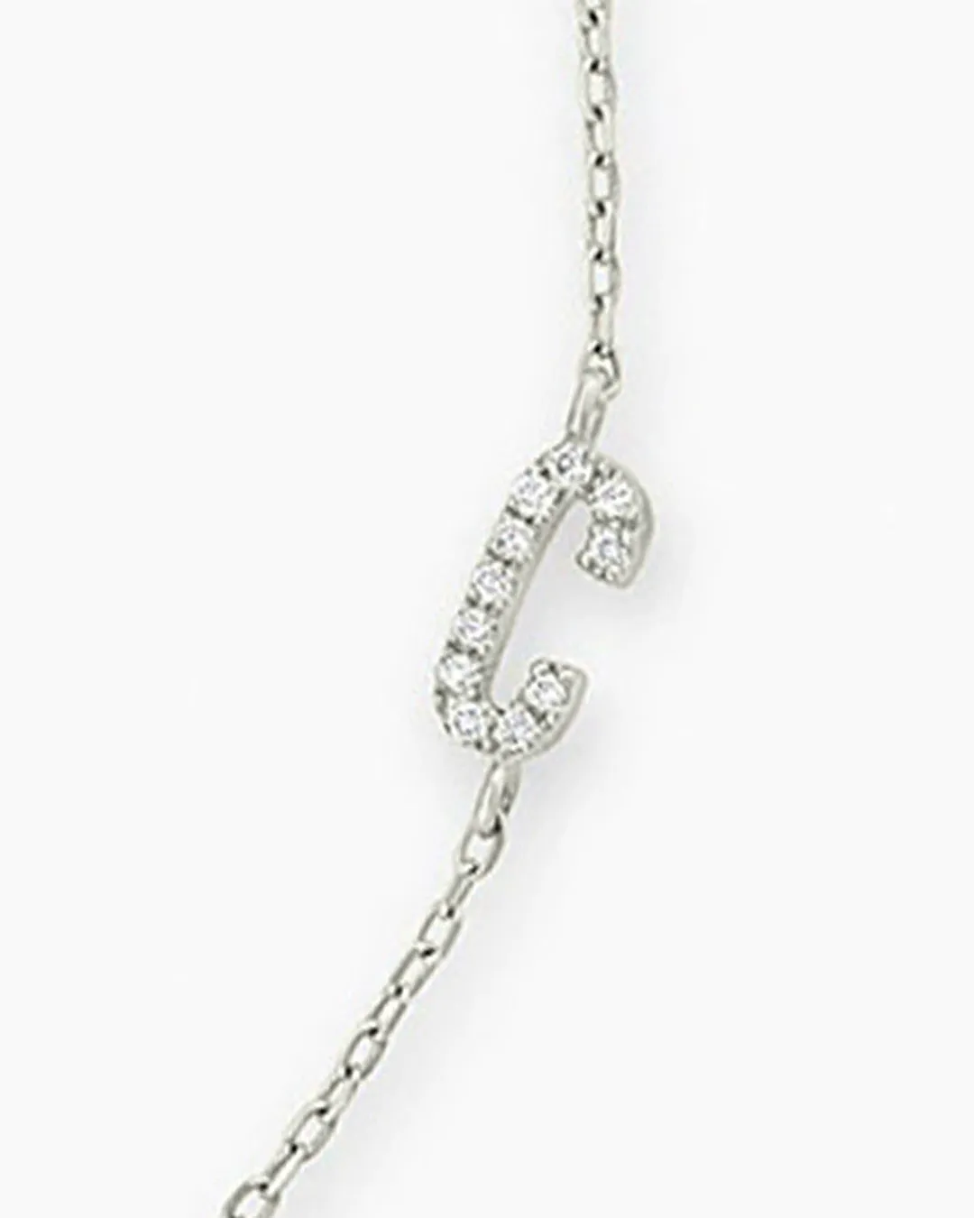 Diamond Pavé Alphabet Bracelet