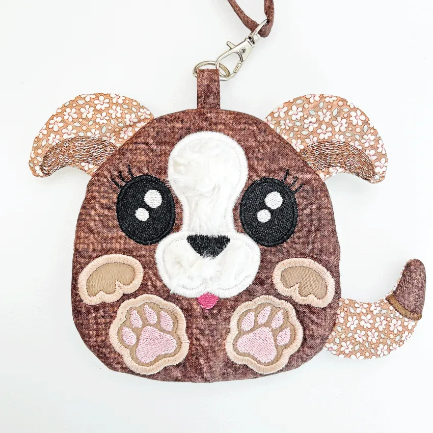 Dog Zipper Purse