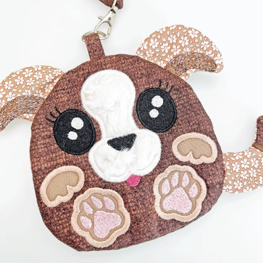 Dog Zipper Purse