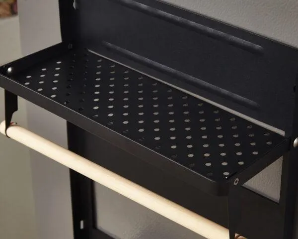 Double Shelf Magnetic Rack for Kitchen | Fridge Side Storage Organizer