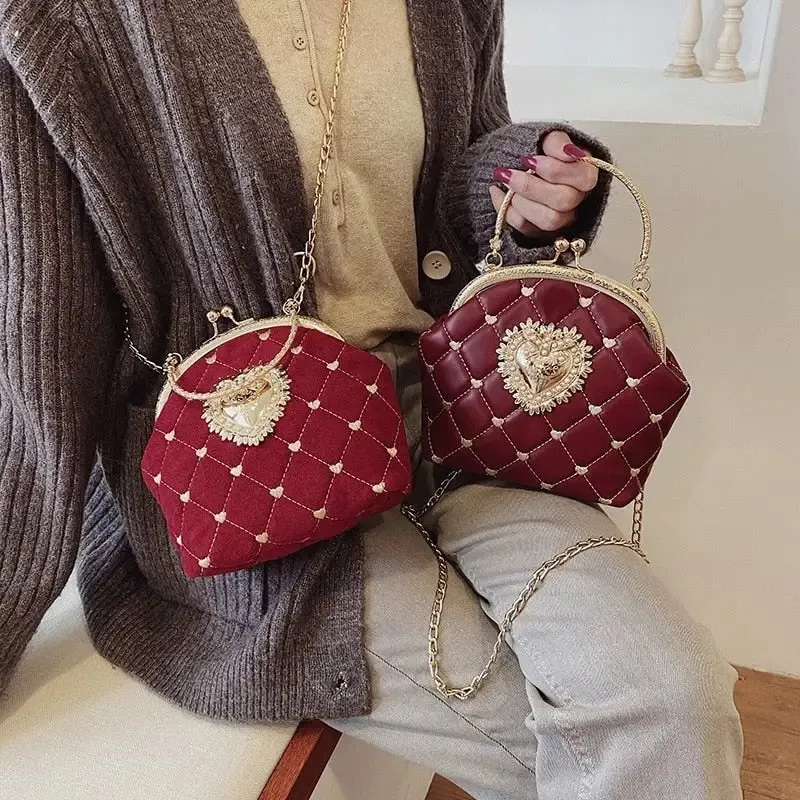 Embroidery Women Leather Handbag