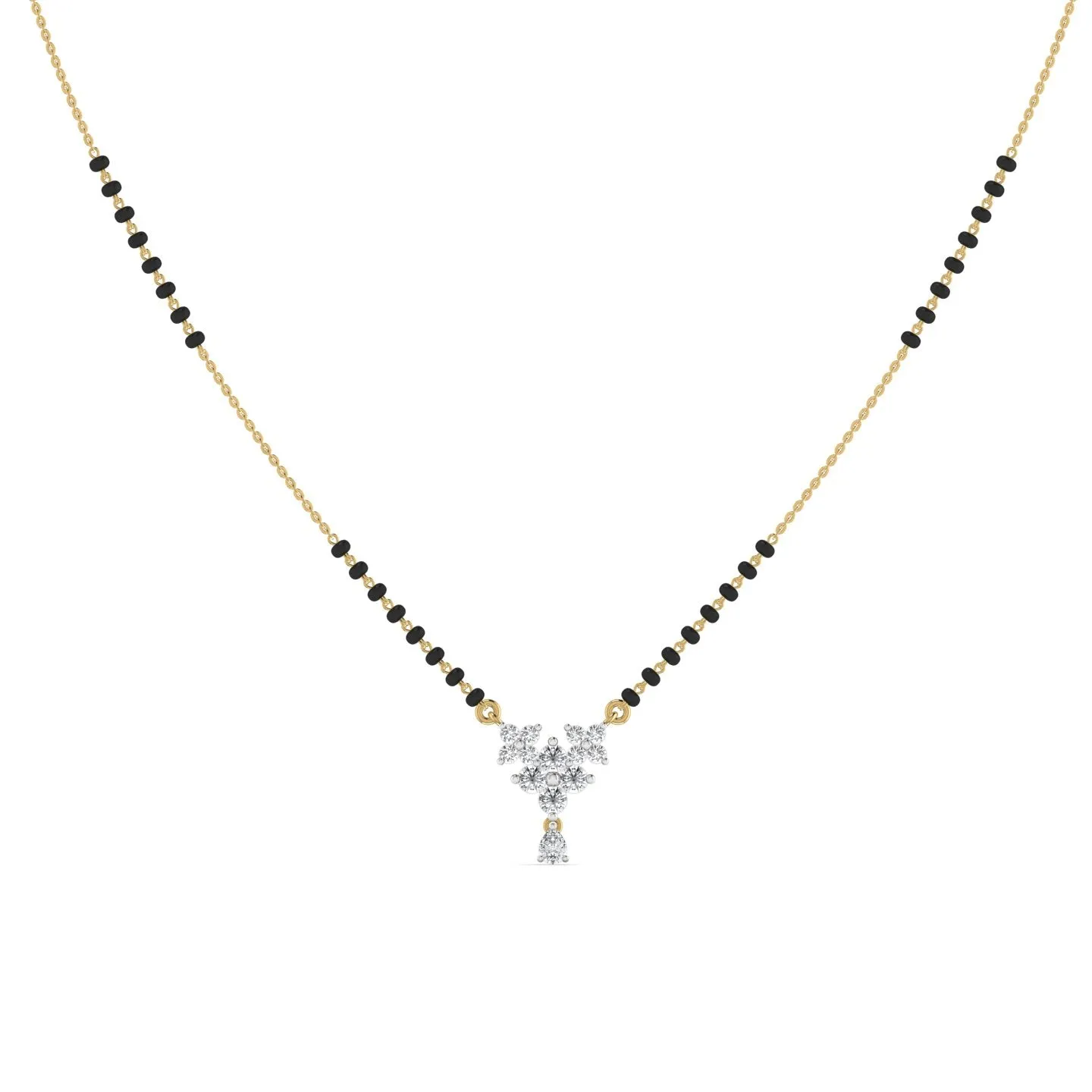 Exquisite Diamond Gold Mangalsutra