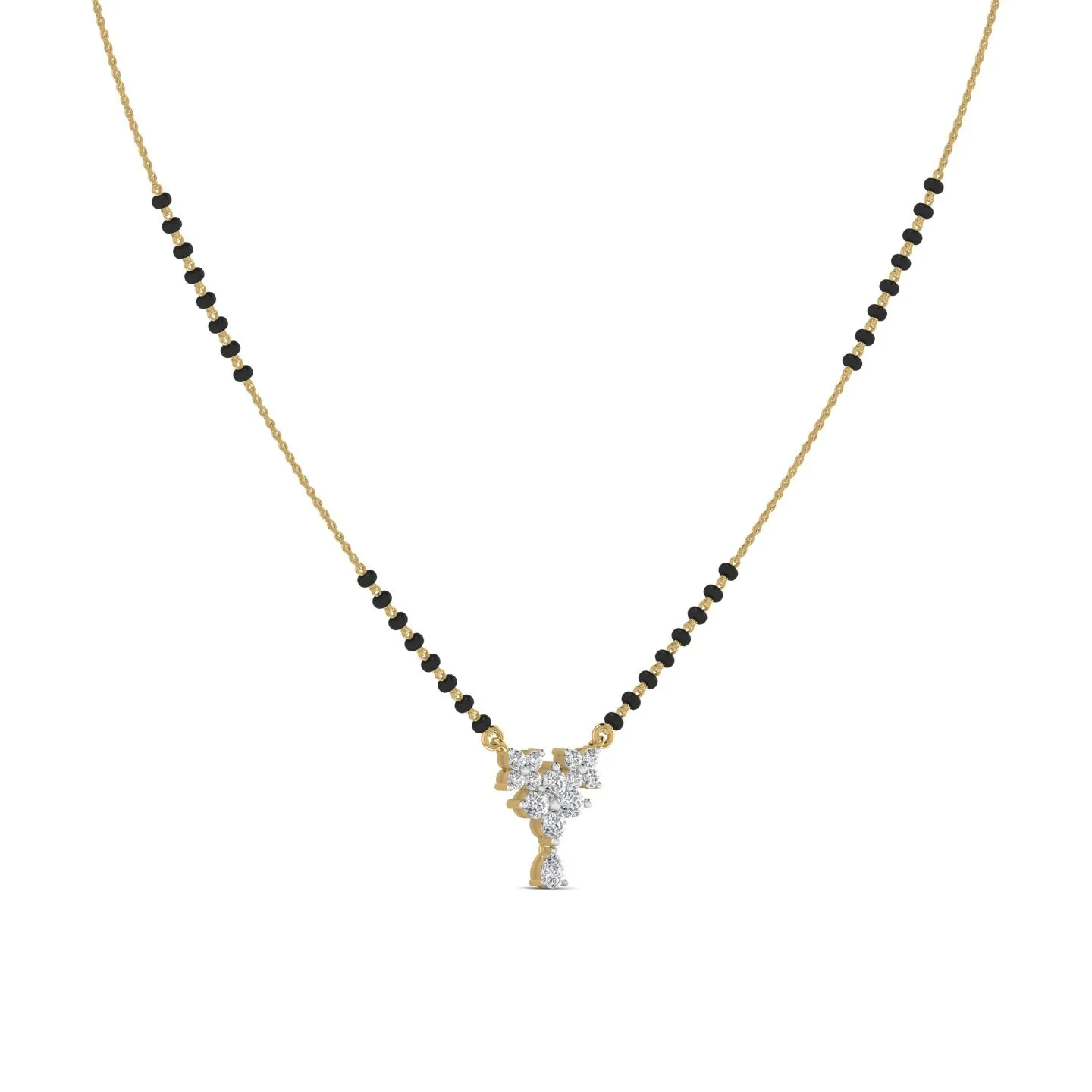 Exquisite Diamond Gold Mangalsutra
