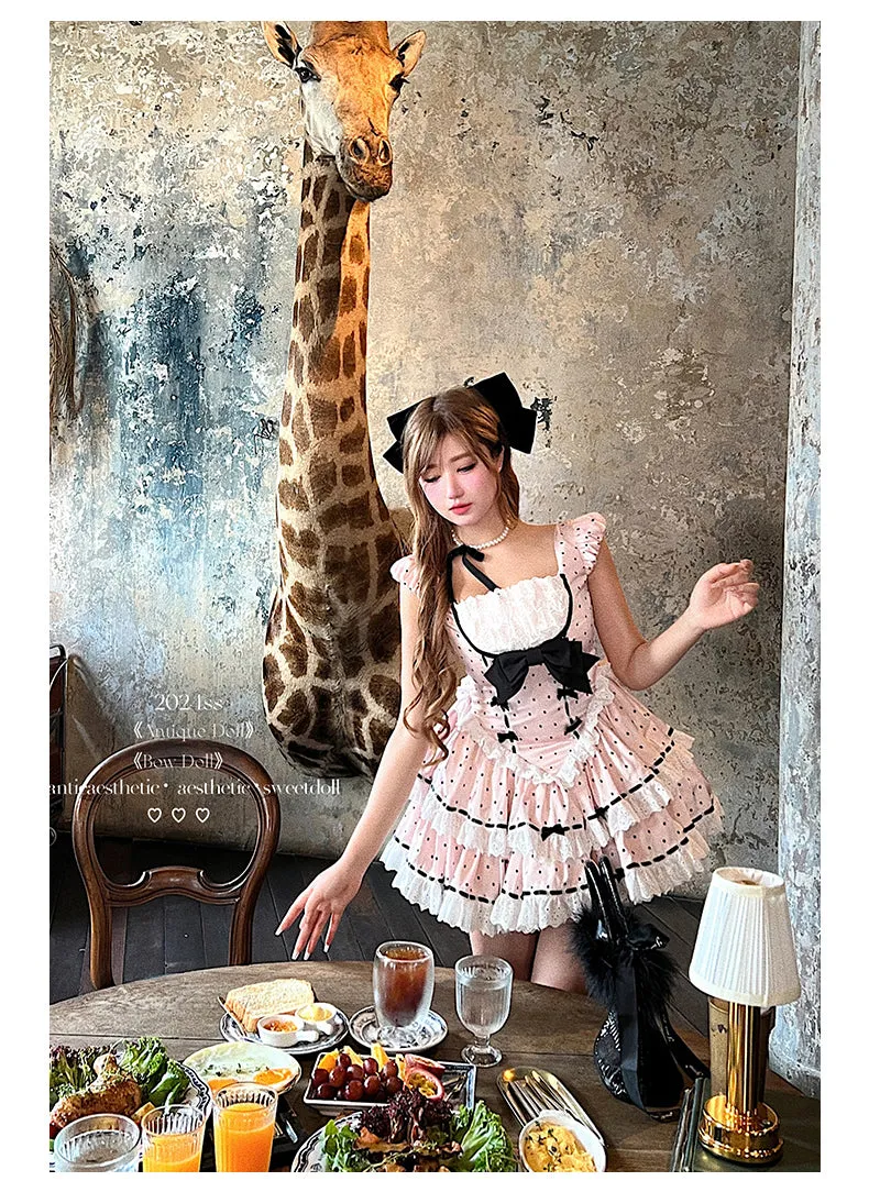 Exquisite girl doll feeling American sweetheart dress