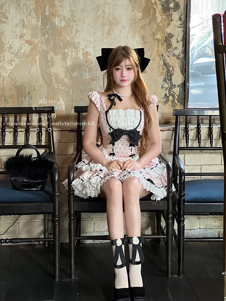 Exquisite girl doll feeling American sweetheart dress