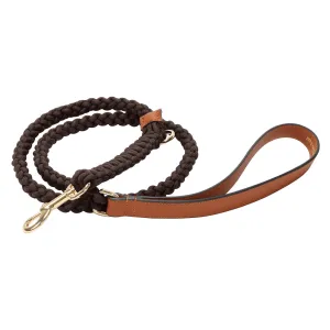 Exquisite Leather Dog Leash - Cognac