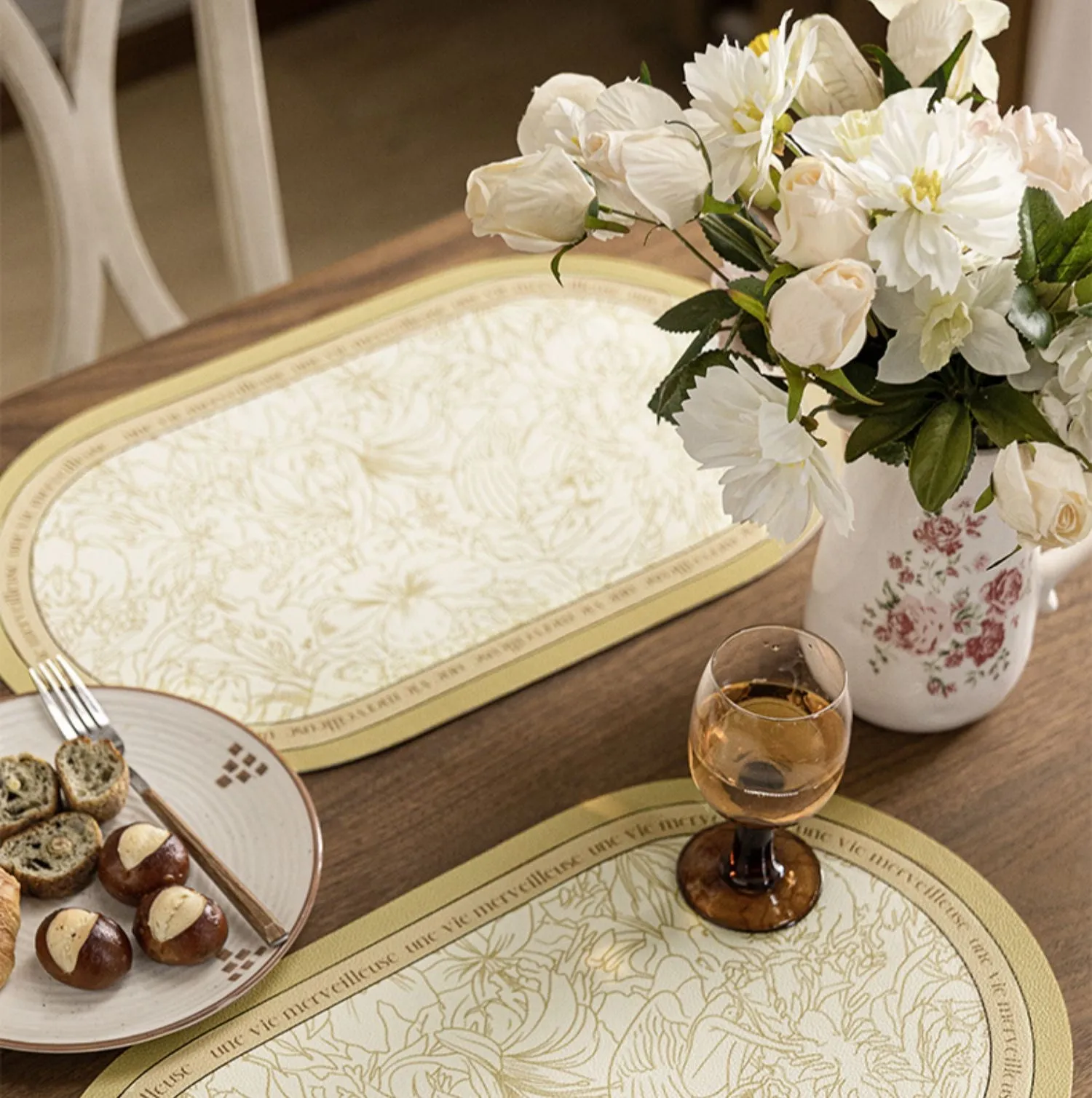 Exquisite Natural Pattern Placemats (Set Of 2)