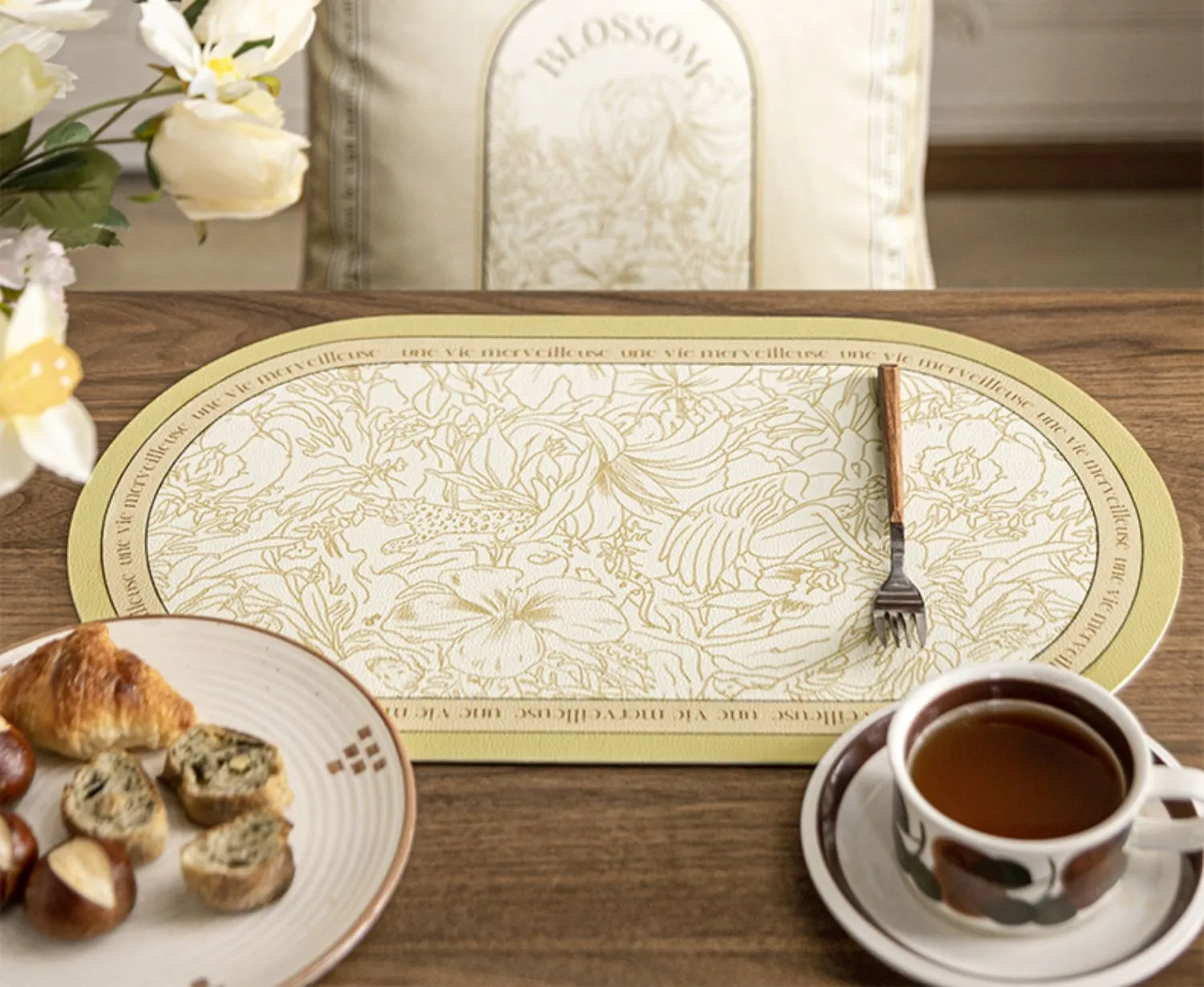 Exquisite Natural Pattern Placemats (Set Of 2)