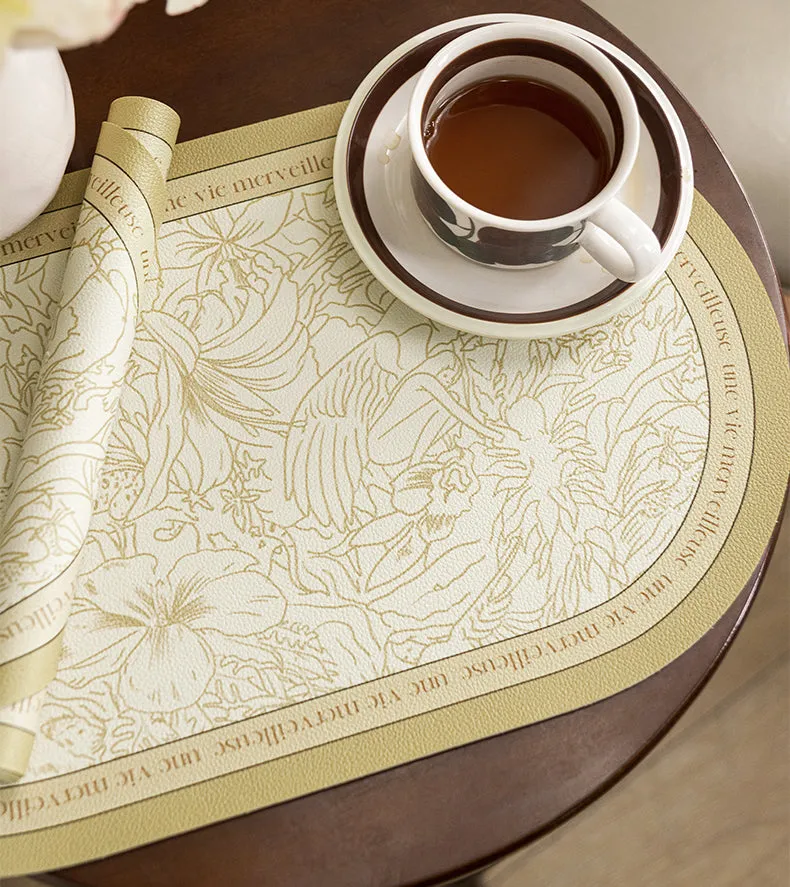 Exquisite Natural Pattern Placemats (Set Of 2)