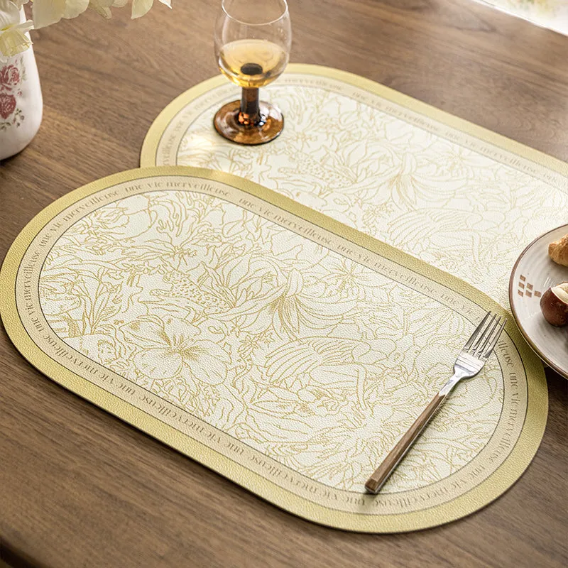 Exquisite Natural Pattern Placemats (Set Of 2)
