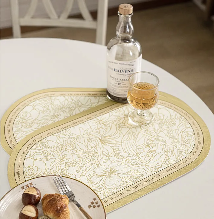 Exquisite Natural Pattern Placemats (Set Of 2)